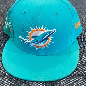Vintage Miami Dolphins Hat Cameron Wake Engraving